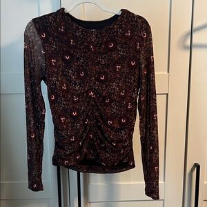 Bailey 44 Long Sleeve Top in Rich Maroon